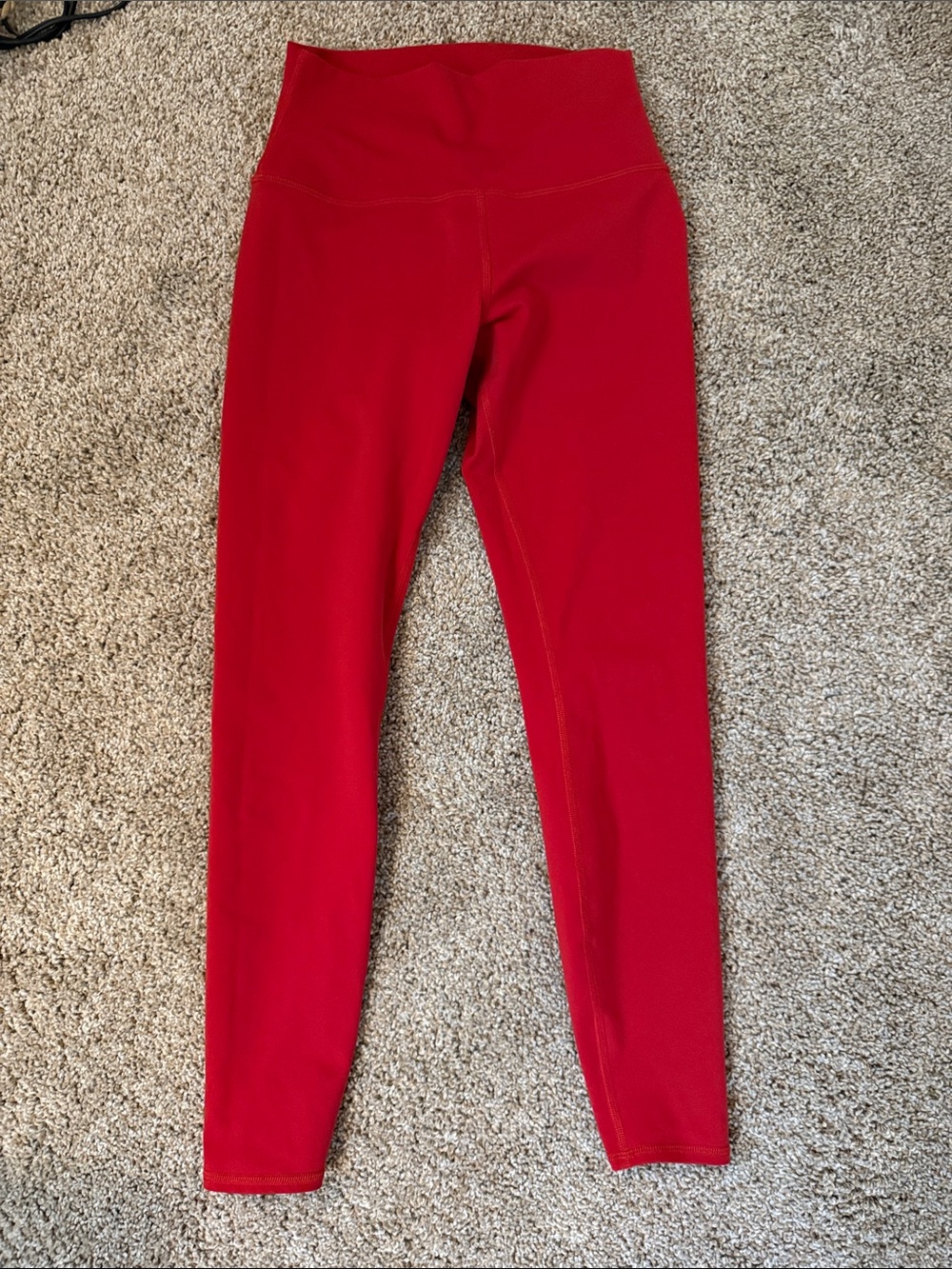 ALO Yoga womens Red High-Waist Leggings